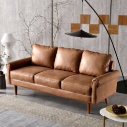 Ainsley 74.01” Rolled Arm Sofa