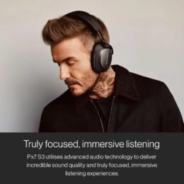 Alternative view of Bowers & Wilkins Px7 S3 Over-Ear Headphones, High-Resolution Sound, Comfortable Fit, Bluetooth, Active Noise Cancelling & Transparency Mode, 30-Hour Playtime, Quick Charge Support, Anthracite Black