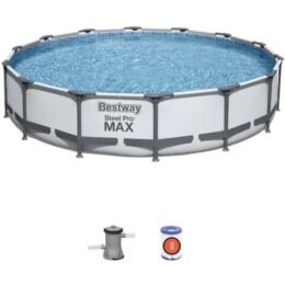 Alternative view of Kit Piscine hors sol tubulaire BESTWAY - Steel Pro Max™ - 427 x 84 cm - Ronde (Livrée avec une pompe de filtration)