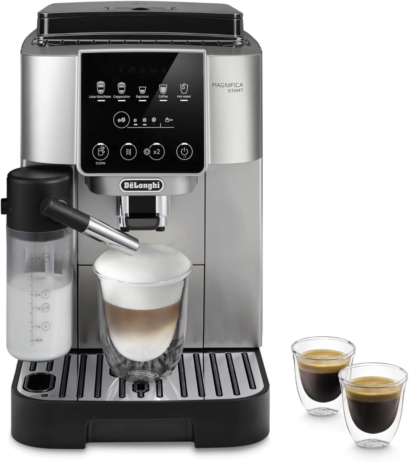 De'Longhi Magnifica Start Automatic Espresso Machine with Auto Milk Frother & Built in Grinder - 5 One-Touch Recipes, Easy-to-Clean, Home Barista Coffee Maker for Lattes, Cappuccino, Iced Coffee - Image 4