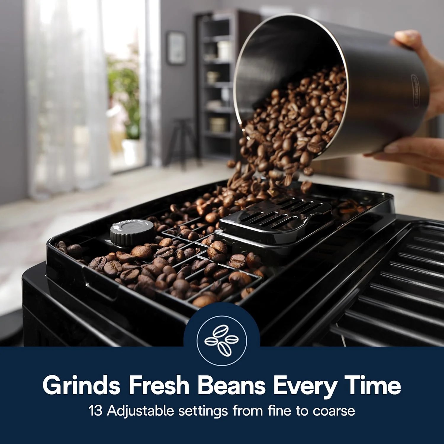 De'Longhi Magnifica Start Automatic Espresso Machine with Auto Milk Frother & Built in Grinder - 5 One-Touch Recipes, Easy-to-Clean, Home Barista Coffee Maker for Lattes, Cappuccino, Iced Coffee - Image 11