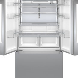 Alternative view of Bosch B36CT81ENS 800 Series French Door Bottom Mount Refrigerator 36'' Stainless steel (with anti-fingerprint). Total No Frost