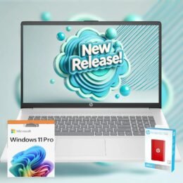 HP 2025 New 17 inch Laptop Computer • 32GB RAM • 1.5TB Storage (1TB PCIe withHP P500 512GB Portable SSD) • AMD Ryzen 5 7430U 6-Cores Processor • Windows 11 Home with Microsoft Office