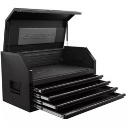 Alternative view of INDUSTRIAL 41 IN. W X 21.5 IN. D 4-DRAWER TOP TOOL CHEST IN MATTE BLACK
