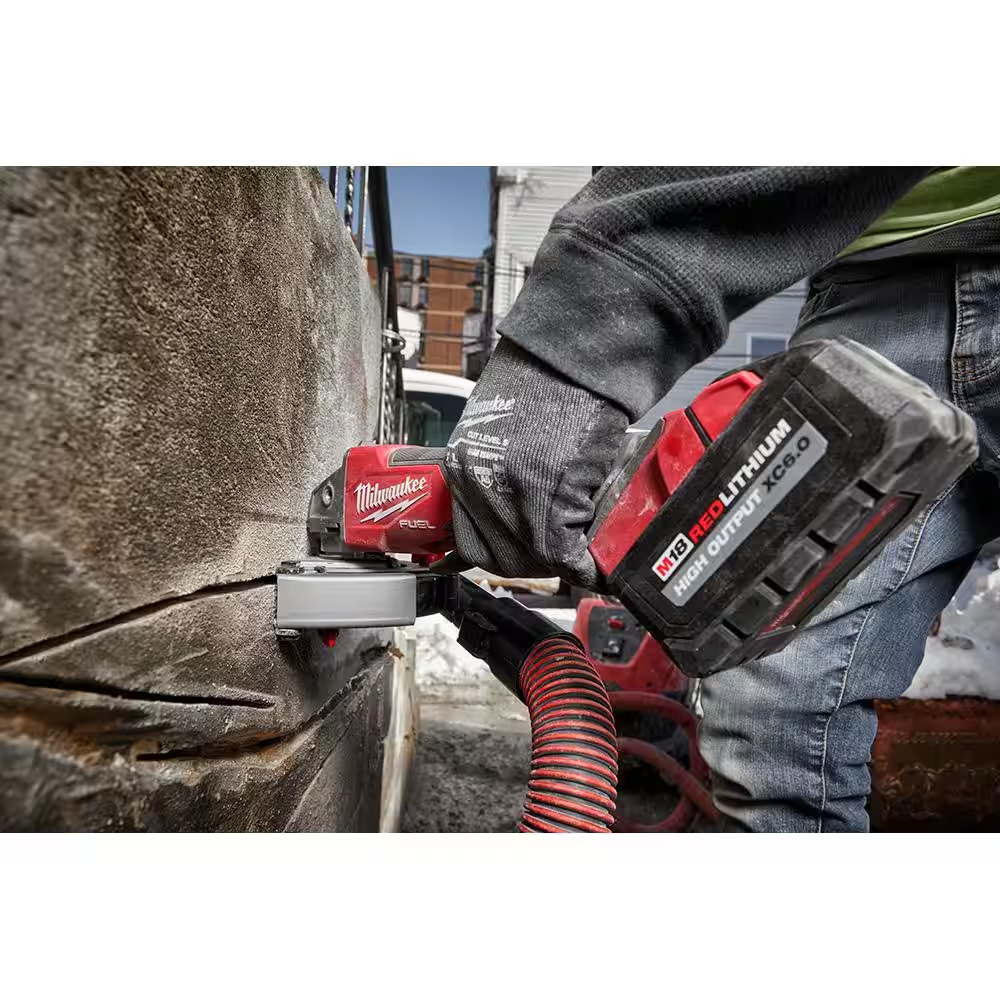 M18 FUEL 18V Lithium-Ion Brushless Cordless 4-1/2 in./5 in. Grinder w/Paddle Switch (Tool-Only) - Image 3