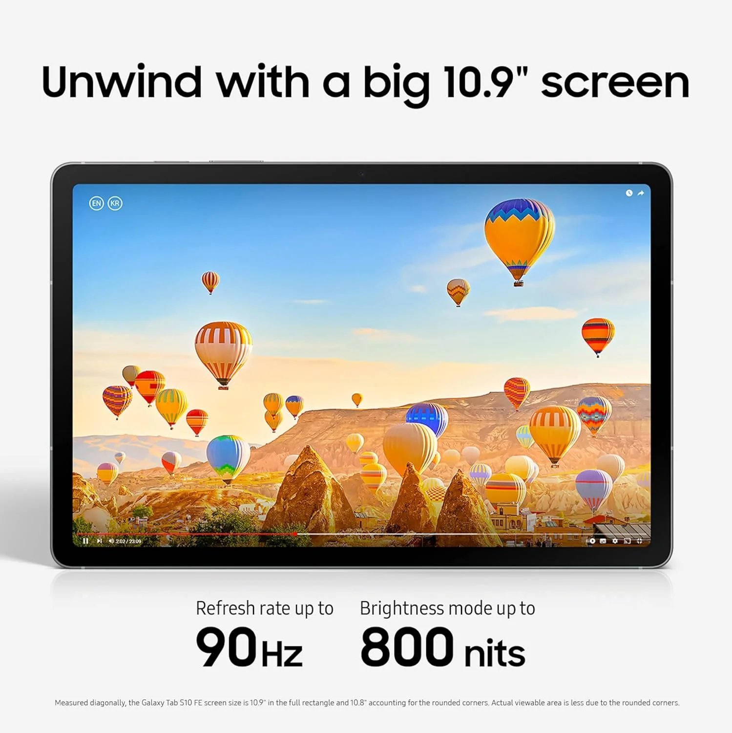 SAMSUNG Galaxy Tab S10 FE 128GB WiFi Android Tablet, Large Display, Long Battery Life, Exynos 1580 Processor, IP68 Water-Resistant, 90 Hz Refresh, S Pen for Note-Taking,Blue - Image 3