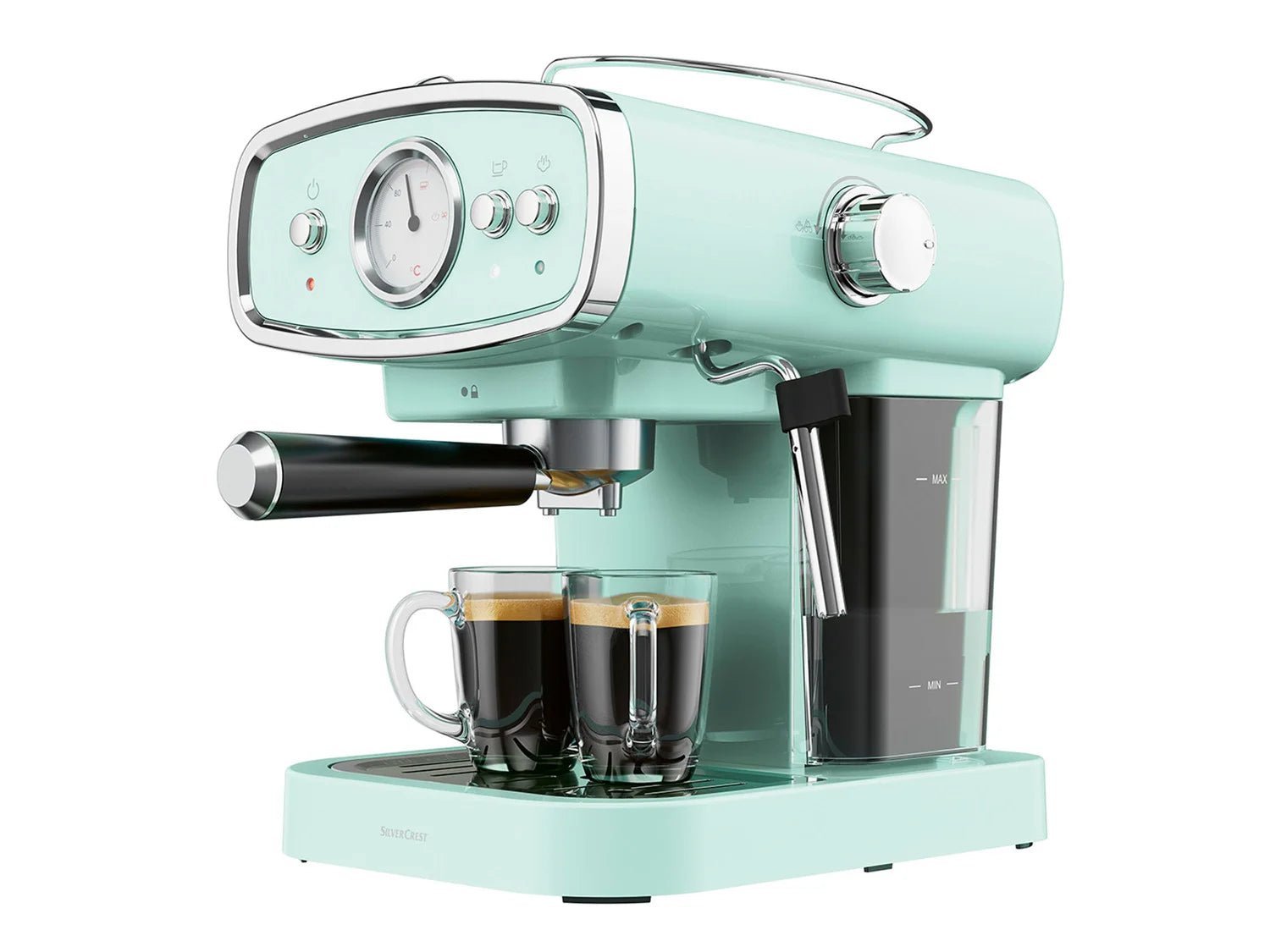 SILVERCREST® KITCHEN TOOLS »SEM 1050 A2« espresso machine with portafilter system - Image 2