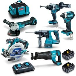 Alternative view of MAKITA 18V BRUSHLESS 6 PIECE 2 X 5.0AH COMBO KIT DLX6109TX1