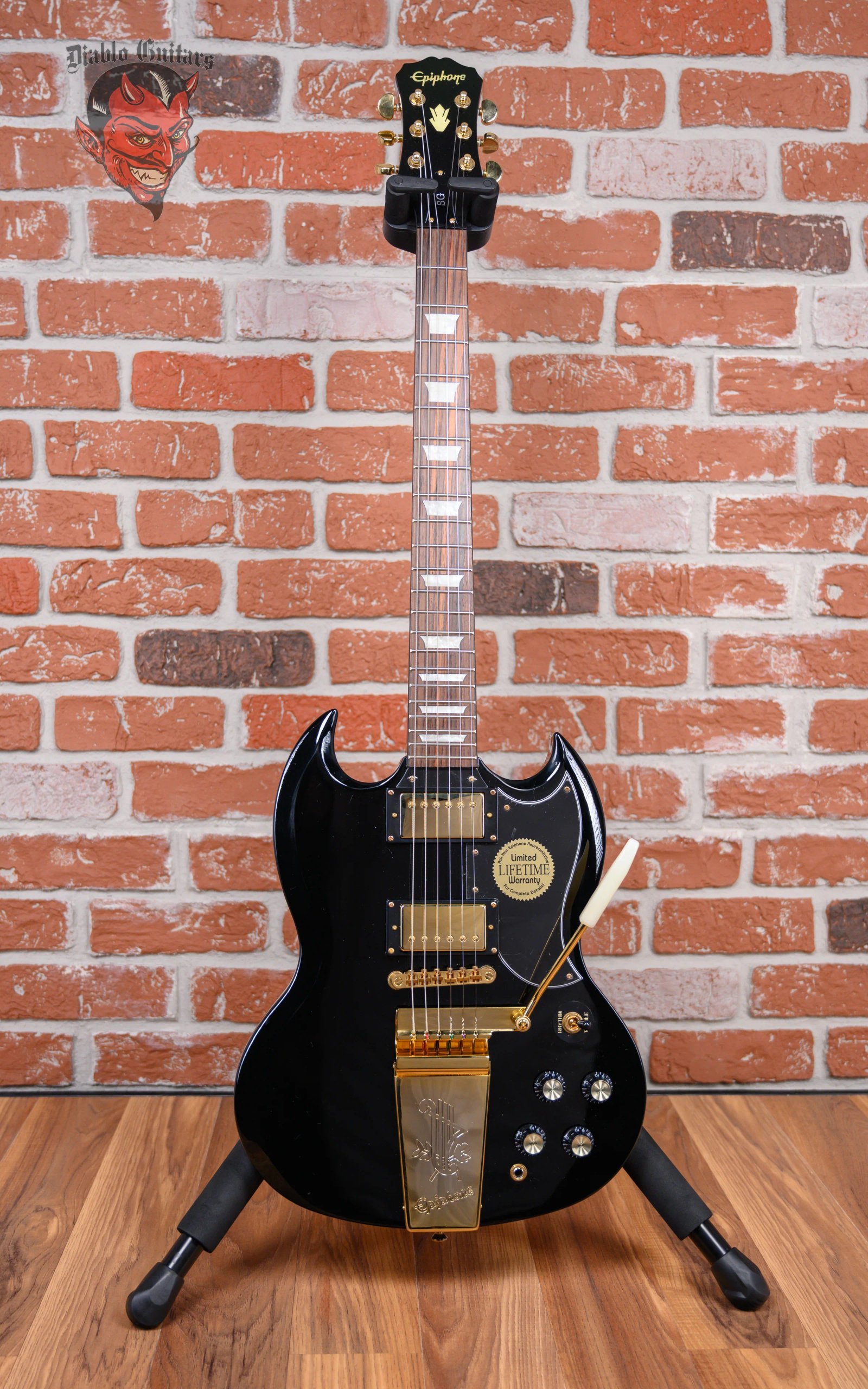 Epiphone '65 Maestro Deluxe G-400 Ebony 2009 w/OHSC - Image 4