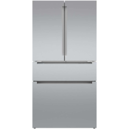 Bosch B36CL80ENS 800 Series French Door Bottom Mount Refrigerator 36'' Stainless steel (with anti-fingerprint)