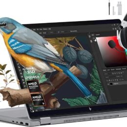 HP 2025 New Envy x360 2-in-1 Laptop, OmniBook X Flip 16" Touchscreen 2K IPS Display, AMD Ryzen AI 5 340, 16GB LPDDR5X RAM, 512GB Gen 4 SSD, Copilot AI, WiFi 6E, w/Mytrix Accessory, Win 11 Home